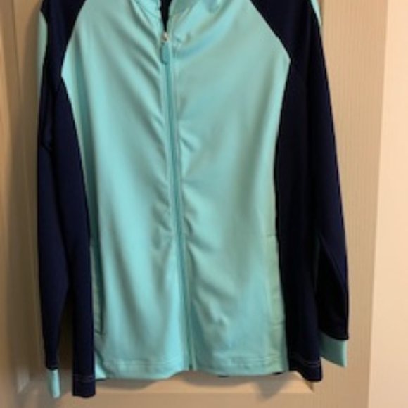 Color-Blocked Distressed Sports Jacket